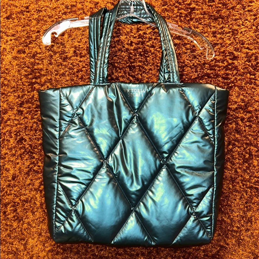 Victoria's Secret Metallic Blue Tote